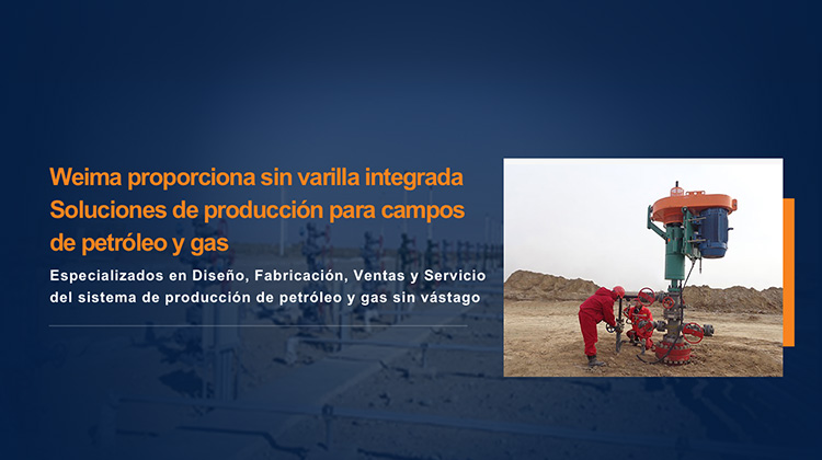 EQUIPO DE PRODUCCIÓN DE ACEITE SIN VÁSTAGO EQUIPO DE PRODUCCIÓN DE ACEITE SIN VÁSTAGO